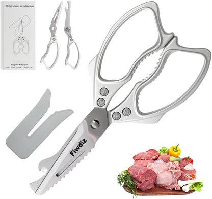 Kitchen Scissors Detachable Shears Poultry Shears with Sheath