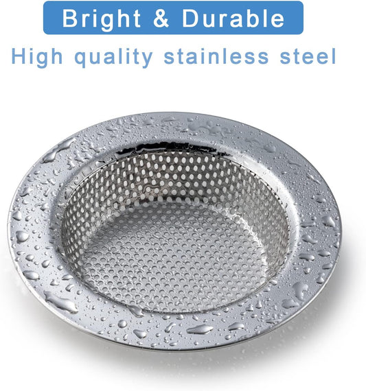 Sink Strainer Double-Layer Safe Design for Kitchen Sink Drain Basket
