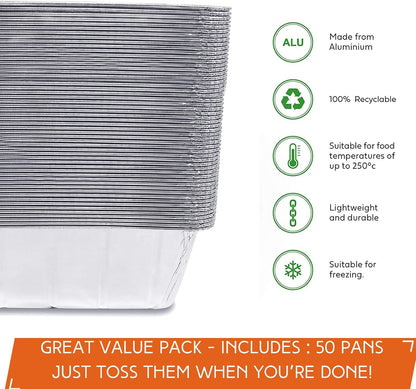 Findful 30-Pack Drip Pans Liners for Blackstone Griddle Accessories, Aluminum Foil Pan Disposable for 17" 22" 28" 36" Blackstone Griddle Drip Tray Holder Grill Rear Grease Catcher Cup