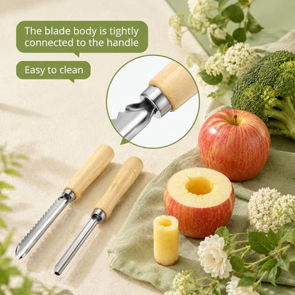 3 Pcs Vegetable Corer Tool, Apple Core Remover, Pepper Corer Remover Tool