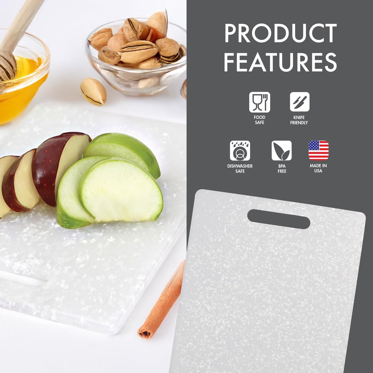 Made from high-density plastic that is conveniently sized at 11x14.5 inches