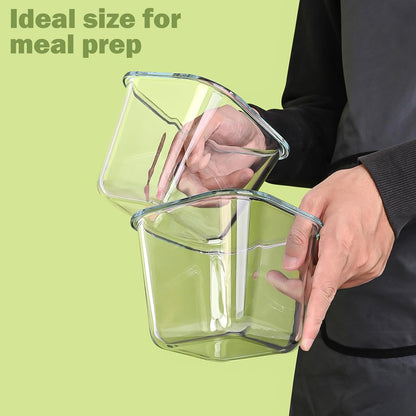 200oz/6000ml/26cup Extra Large Glass Storage Containers with Airtight Lid - Borosilicate Large Glass Food Storage for Rotisserie Chicken, Turkey - XL Big Glass Soup Bowls Freezer to Oven Safe