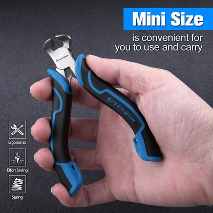SPEEDWOX Long Reach Bent Needle Nose Pliers With Smooth Jaw Angled Needle Nose Pliers For Jewelry Making Fish Bone Pliers Tweezers Bent Chain Nose Pliers For Wire Bending And Small Object Gripping