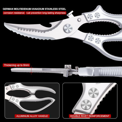 Kitchen Scissors for Food,Heavy Duty Poultry Shears