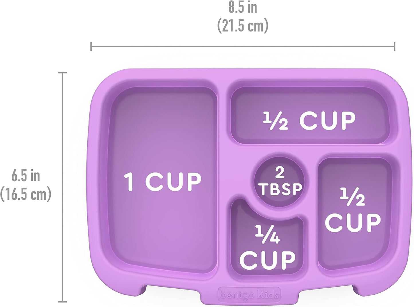 Bentgo® Kids Prints Tray with Transparent Cover - Reusable, BPA-Free, 5-Compartment Meal Prep Container with Built-In Portion Control for Healthy Meals At Home & On the Go (Mermaids in the Sea)