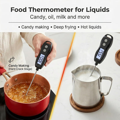 Meat Thermometer Digital Instant Read, Waterproof for BBQ
