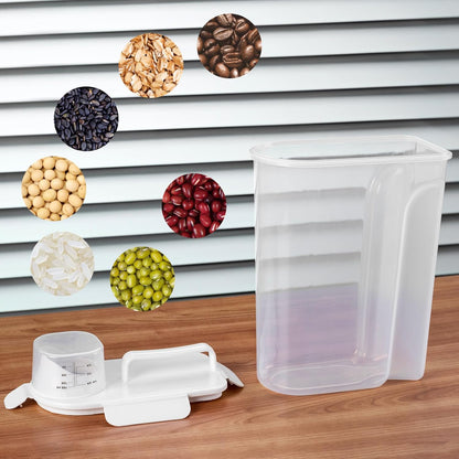 FrutPunch Rice Container,Rice Storage Container,3-5 Lbs Tcereal Storage Container,Suitable for Home Kitchen Rice, Soybean Food Storage,Pet Food Storage Containers (2.3, Liters)
