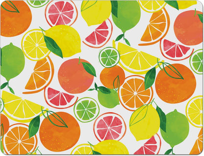 Cut N' Funnel Eat Fresh Designer Flexible Cutting Board Mat 15" x 11.5" Made in the USA Decorative Flexible Easy to Clean