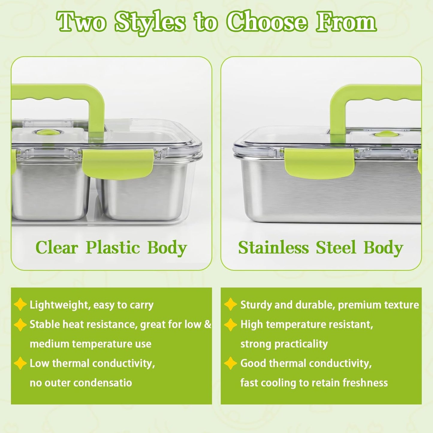weiwei 6 Compartments Snackle Box Container, Reusable Divided Serving Tray with Lid and Handle, Portable Snack Box Container Snacklebox for Snacks Fruit Candy Picnic Beach Camping, Plastic