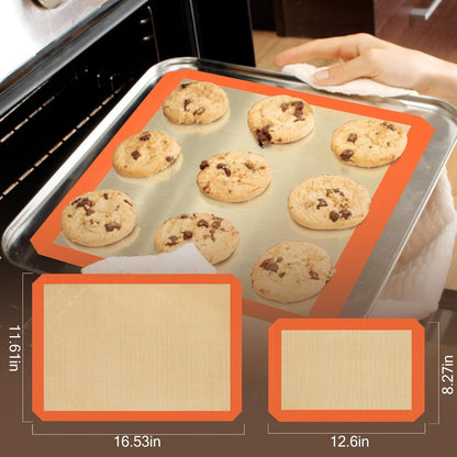 Koolstuffs Silicone Baking Mat, Nonstick and Reusable, 3 Pack