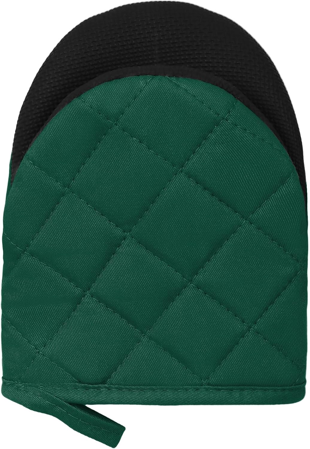 Goldmeet Mini Oven Mitts 2-Pack, 7"x5.5", 500°F Silicone Grip, Gray