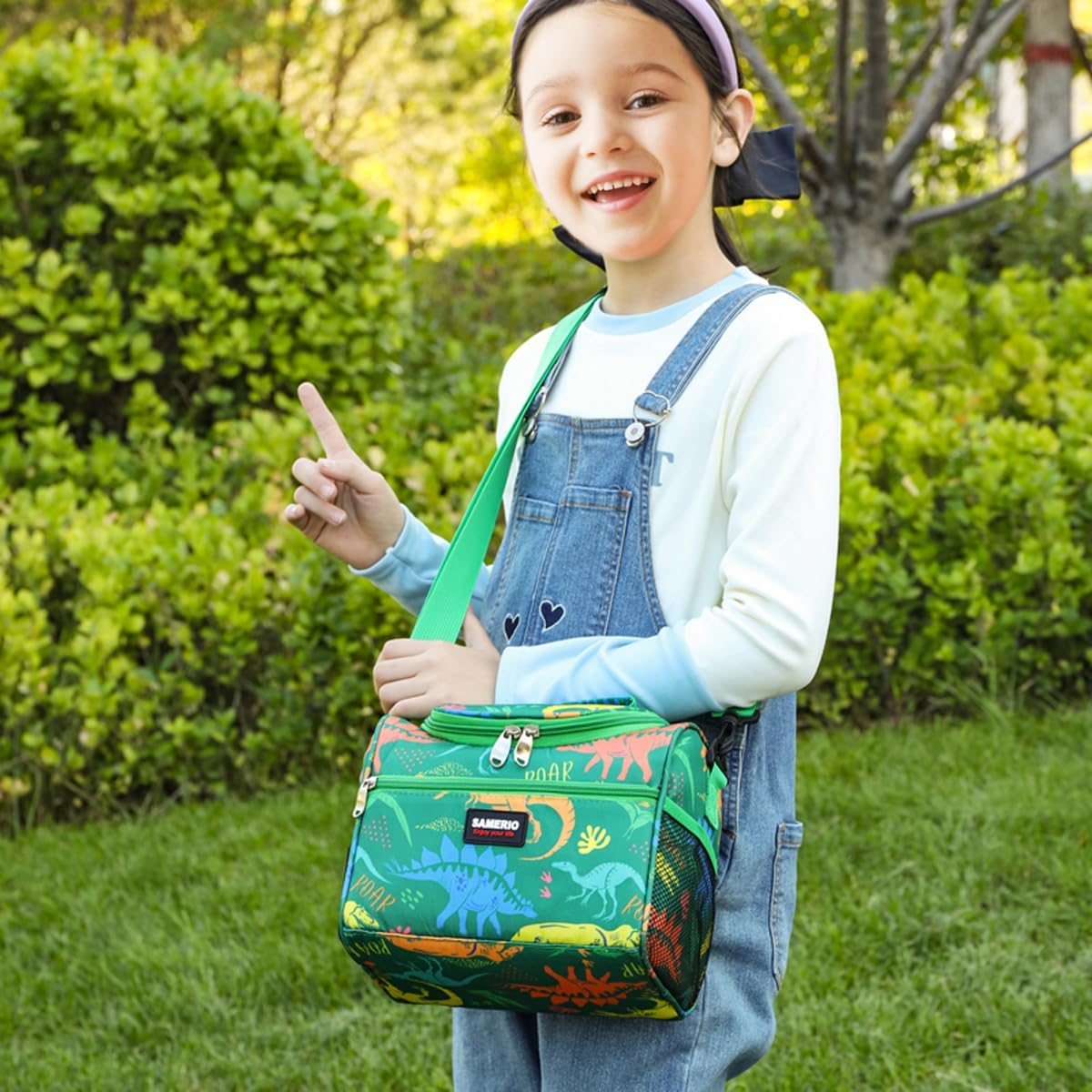 Lunch Bag for Kids Coole Lunch Box Tote for Women Girls Boys Children Student Insulated Bento Bag for School Work Picnic Outdoor Activities
