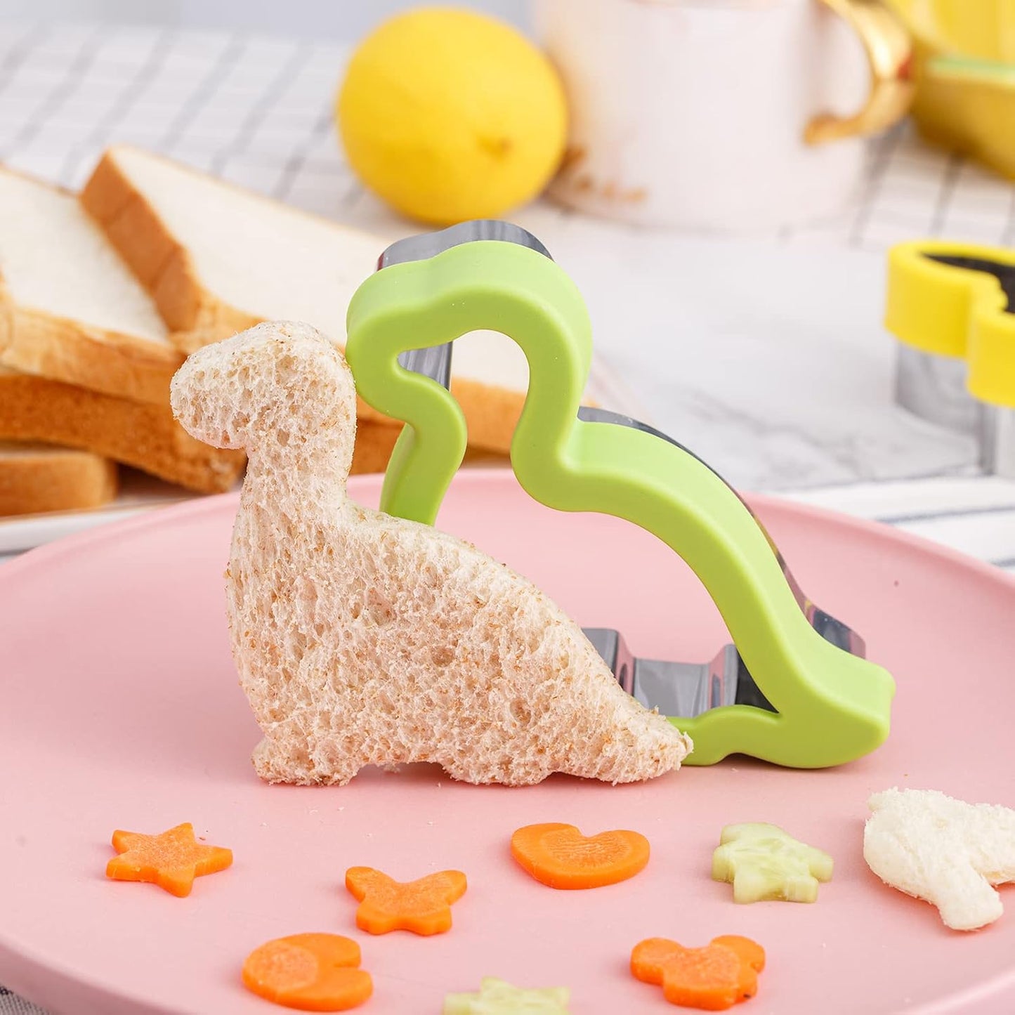 Fruit Cutters Shapes for Kids 22 Pcs, Mini Cookie Cutters Set, Vegetable Cutter with Food Picks