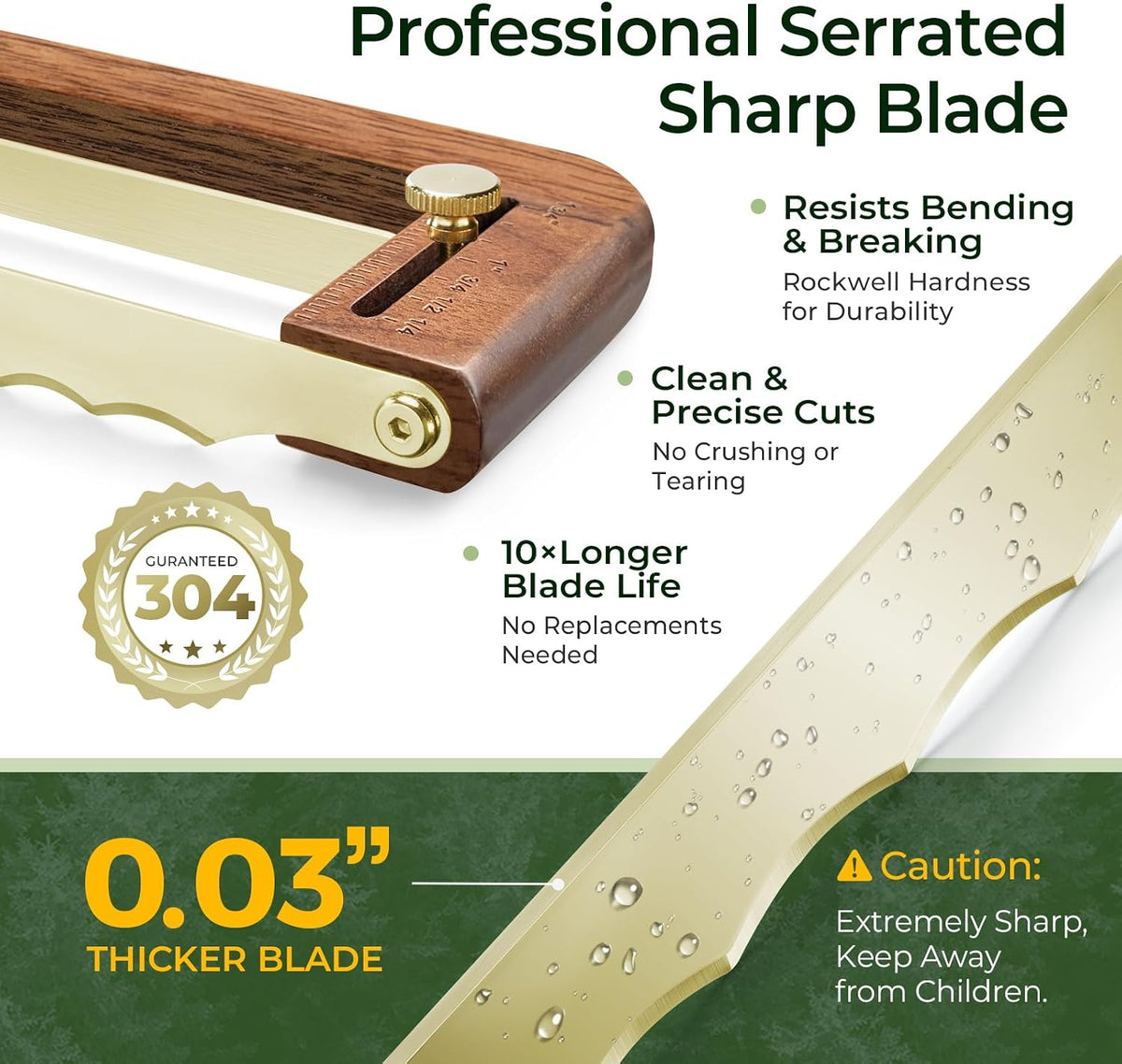 keechee Adjustable Bread Knife for Sourdough and Homemade Loaves