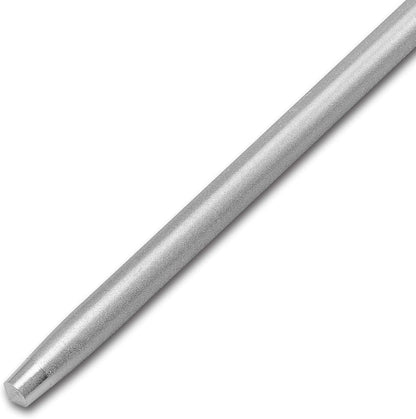 12-Inch Knife Sharpening Rod, Fine Carbon Honing Steel, Black Handle