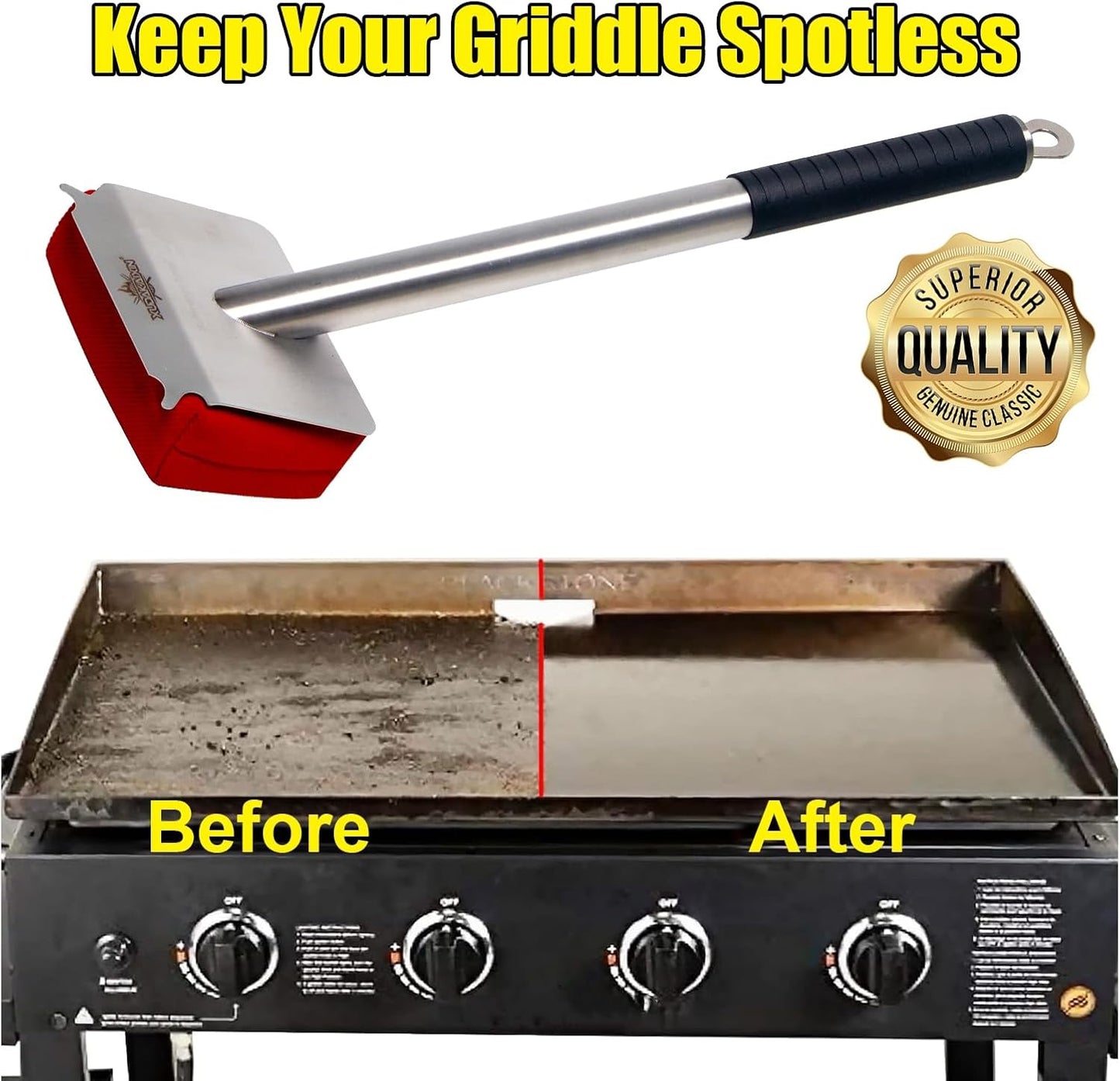 XUDAKAIXIN Bristle-Free Steam Grill Brush,No Bristle Shedding— Ultra Safe & Efficient BBQ Grill Cleaner for Outdoor Grill, for Men, Dad, or Any Grill Lover﻿