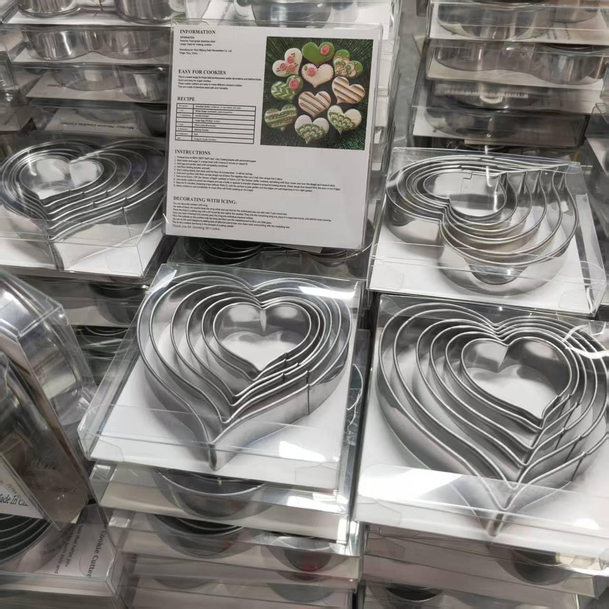 MrCookie 4" Large Christmas Cookie Cutters Set,Thickened Stainless Steel