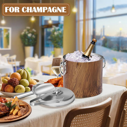 Ice Bucket with Lid & Tong- Well Made Insulated Stainless Steel Keep Ice Frozen Longer - Ideal for Cocktail Bar, Parties, Chilling Wine, Champagne - 3 Liter (Black)