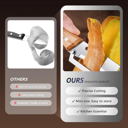 2026 New Utilira 2 PcsMultifunctional Vegetable Julienne Peeler, Kitchen Multi-Function Stainless Steel Thickened Fruit Peeler Knife, With Built-In Bottle Opener For Peeling Fruits, Vegetables