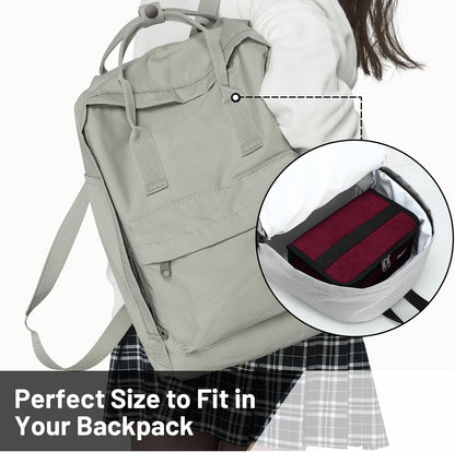 MIER Small Lunch Bag for Kids & Adults Compact Insulated Lunch Box Portable Thermal Mini Cooler for Work School Travel, Bluesteel