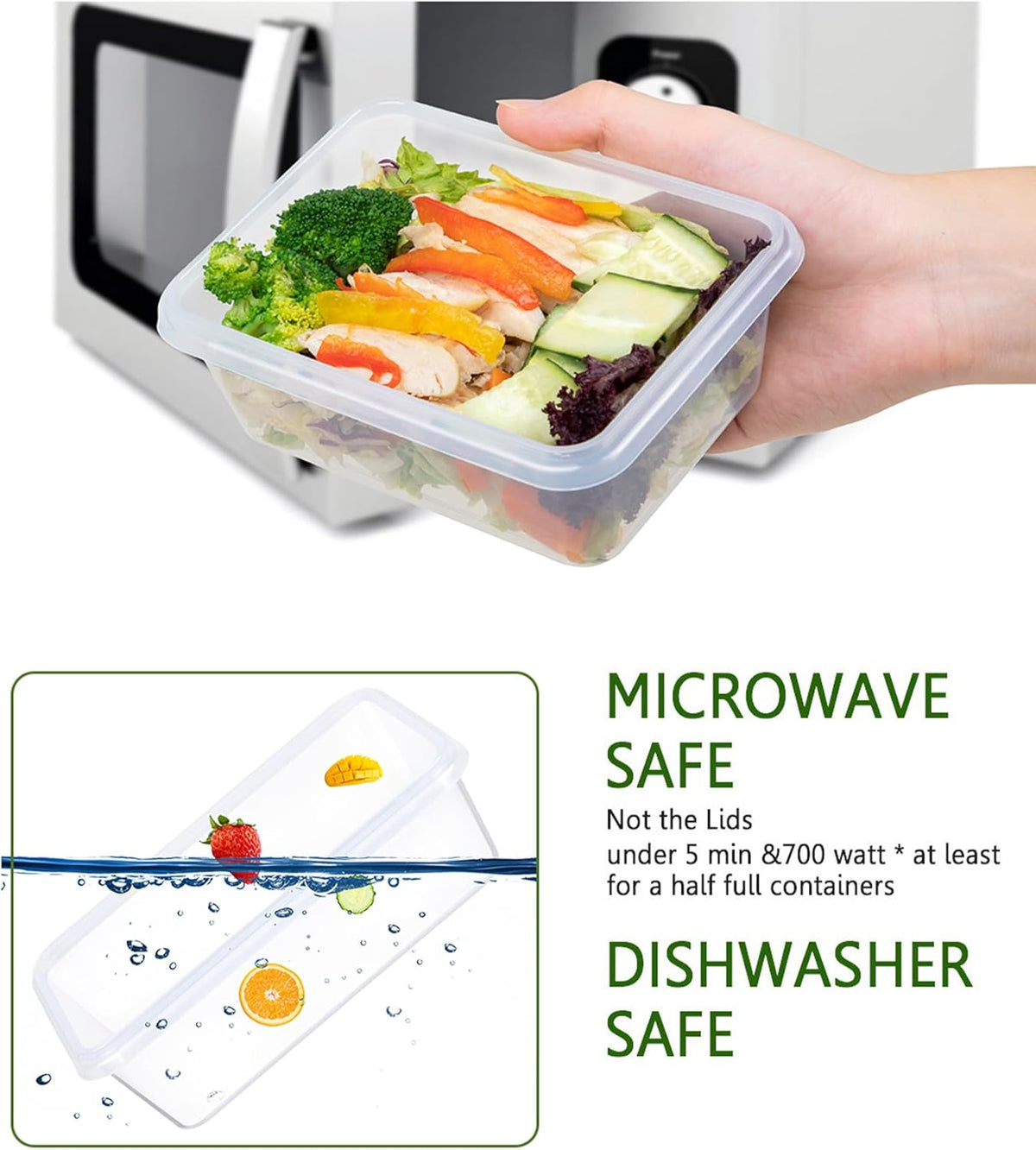 FOOYOO 56 Pcs Large Food Storage Containers Set with Lids (28 Containers + 28 Lids), Airtight Plastic Storage Containers for Pantry & Kitchen Organization, BPA-Free, Leak-Proof