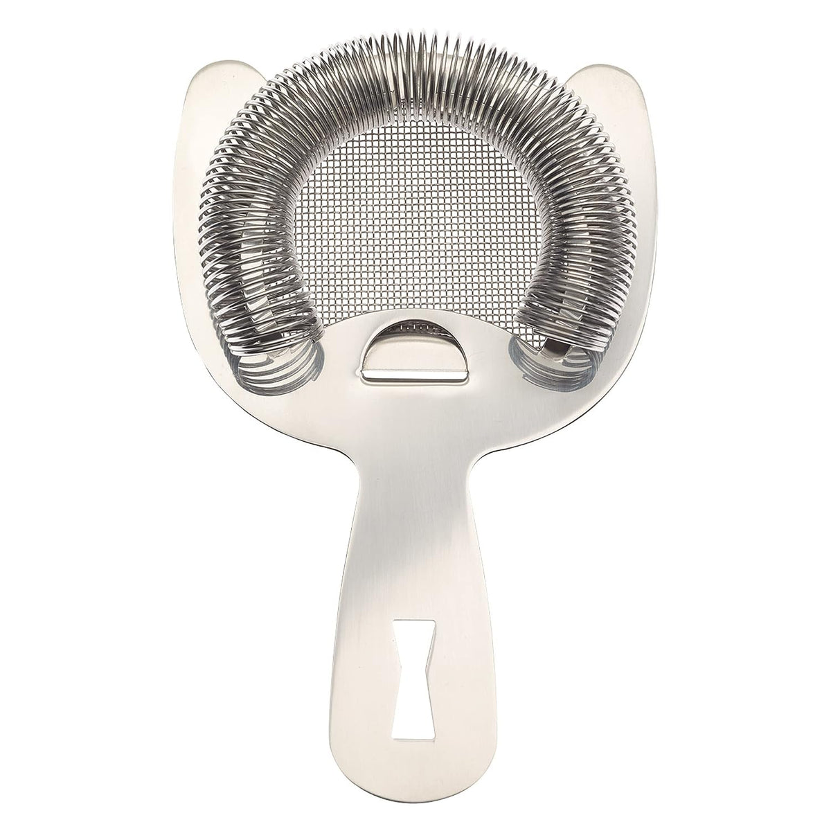 Barfly Fine Mesh Spring Strainer, Black