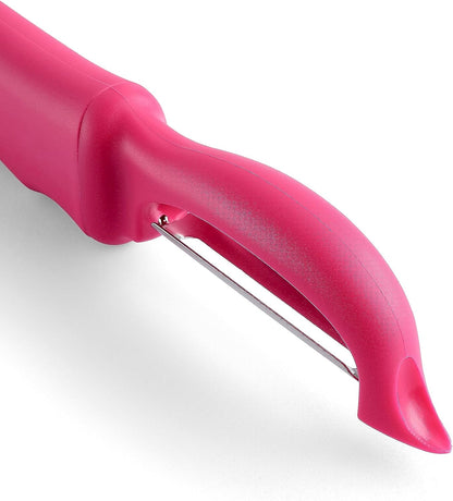 Spring Chef Premium Swivel Vegetable Peeler, Soft Grip Handle and Ultra Sharp Stainless Steel Blades - Perfect Kitchen Peeler For Veggie, Fruit, Potato, Carrot, Apple - Mango