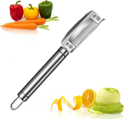 Heavy Duty Vegetable Peeler with Ultra Sharp Thick n Strong Blade for Butternut Squash Sugar cane Asparagus,Easy to peeling hard skin of fruits and vegetable