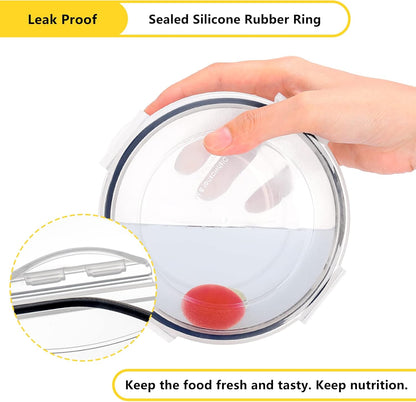 62 PCS Large Food Storage Containers with Lids Airtight (31 Lids &31 Containers) - Leakproof Meal-Prep Containers for Kitchen Storage Reusable Plastic Microwave/Dishwasher Safe with Labels & Pen