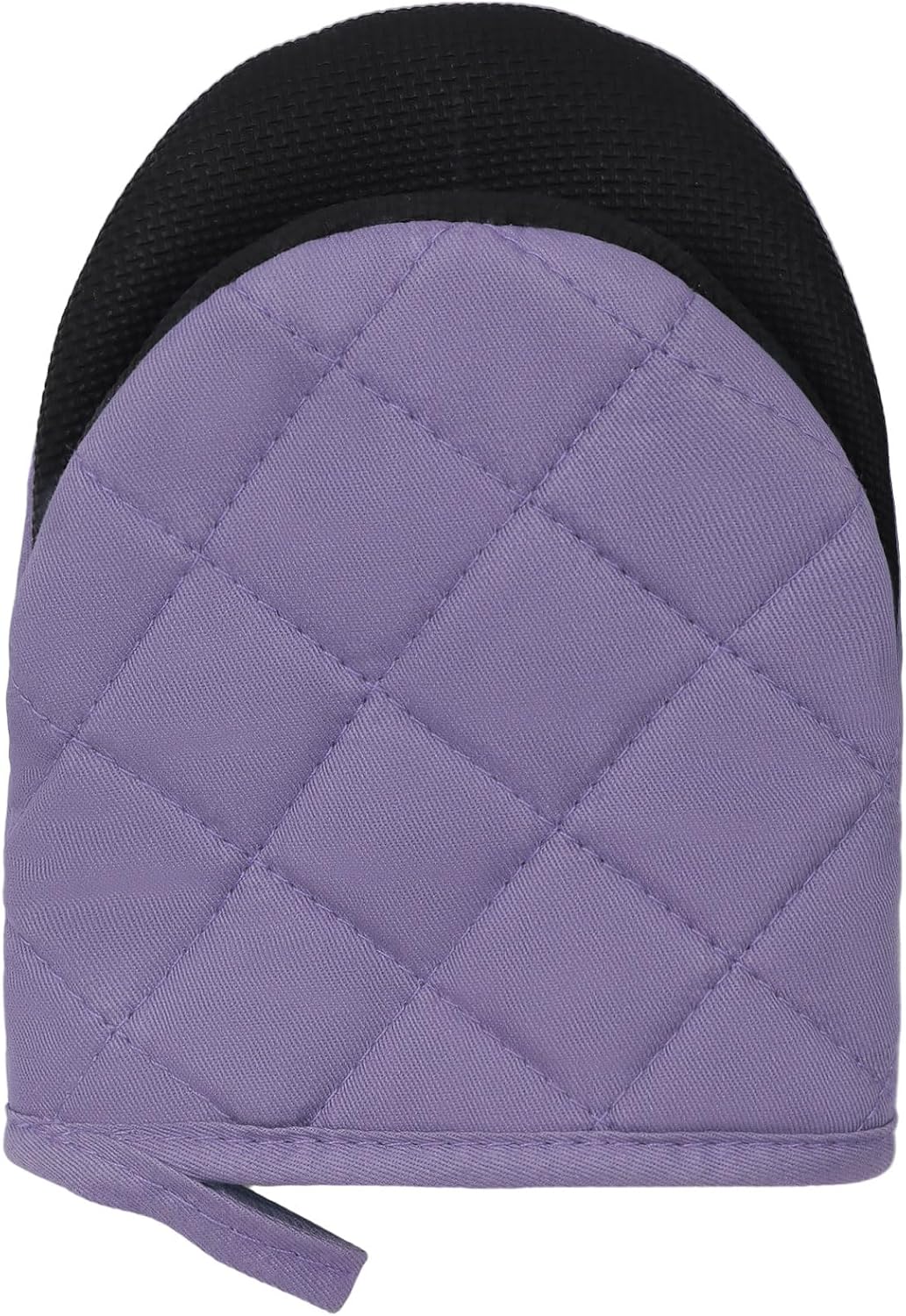 Goldmeet Mini Oven Mitts 2-Pack, 7"x5.5", 500°F Silicone Grip, Gray