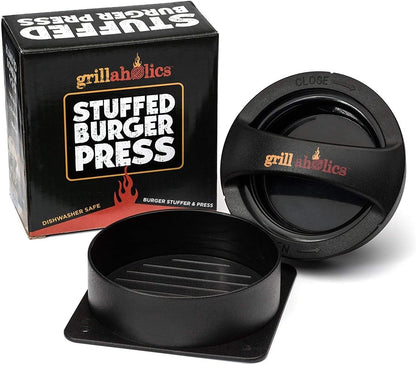Grillaholics Stuffed Burger Press & Hamburger Patty Maker