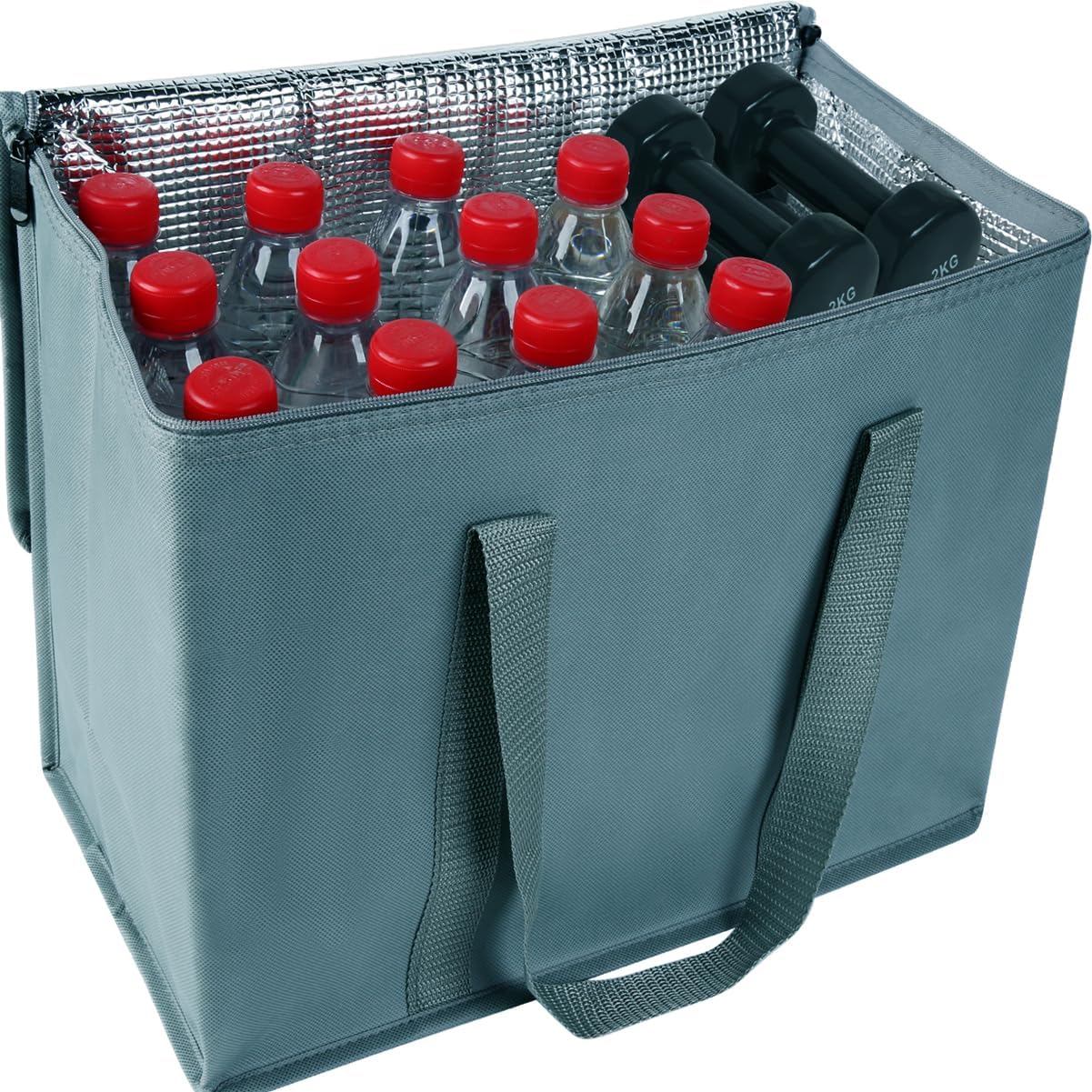musbus Extra large XXXL Insulated Food Delivery Bag Cooler Bags Keep Food Warm Catering Therma Catering Bag for doordash 22x14x13 Cooler Bags Therma Shopper hot warming RED Pizza BLACK