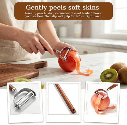 3 Pcs Fruit & Vegetable Peeler Set