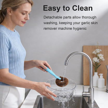 Electric Grape Peeler Machine, Automatic Garlic & Cherry Tomato Peeler - Automatic Peeler Skin Remover Tool for Small Fruits, Easy Clean Detachable Chamber for Home & Commercial Use