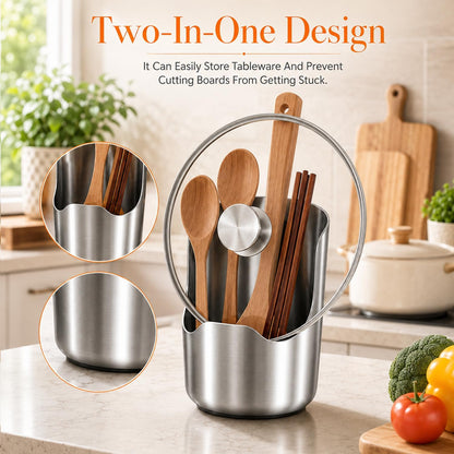 Multi-functional Kitchen Utensil Holder, Kitchen Countertop Organizer, 2PCS