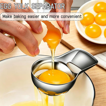 Egg Separator For Raw Eggs BPA-Free White Separator Tool For Baking