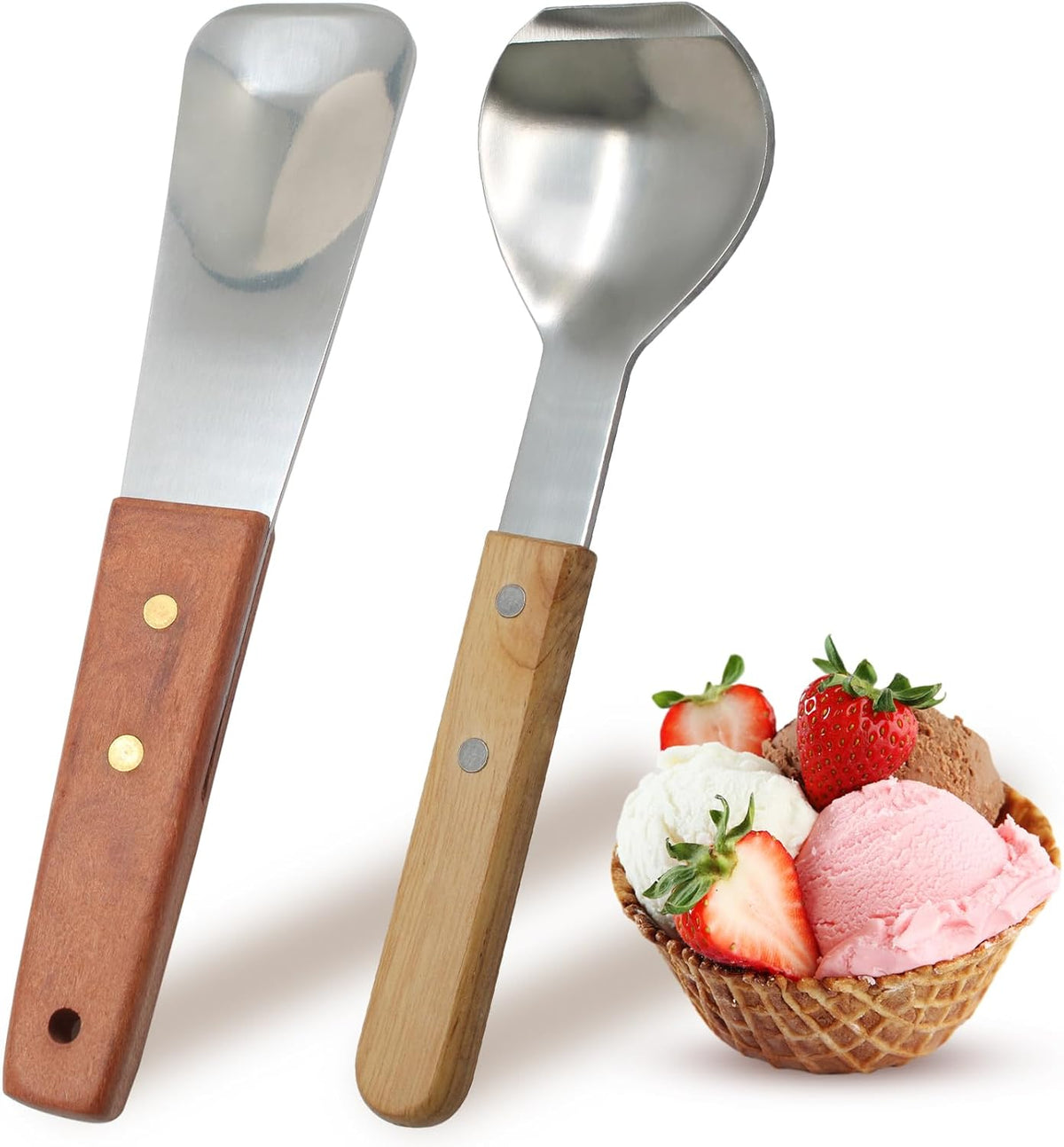 Ice Cream Metal Spade Stainless Steel Dessert Shovel