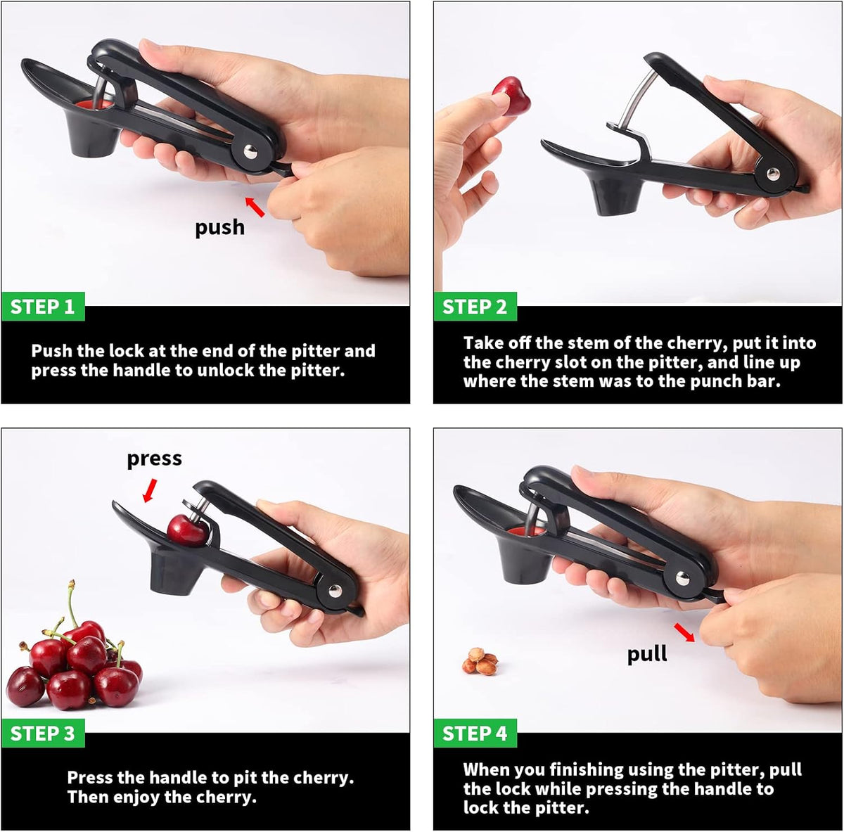 2 Packs stainless steel Cherry Pitter Tools