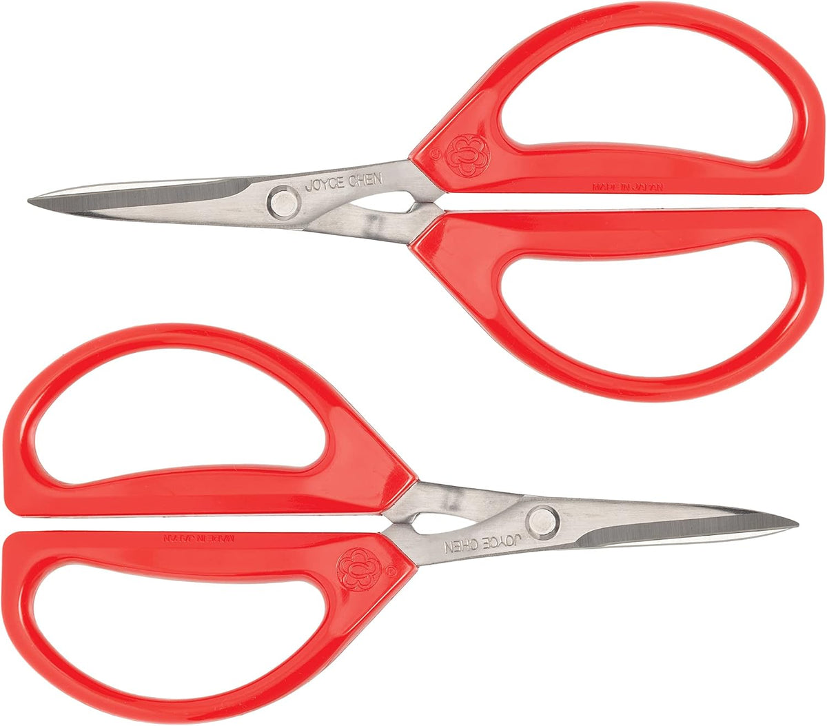 Joyce Chen Original Unlimited Kitchen Scissors All Purpose Kitchen Shears With Comfortable Handles, Red