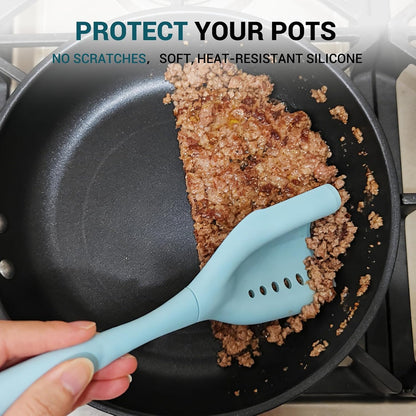 Meat Chopper Mincing Spatula, Silicone Hamburger Grinder for Ground Beef
