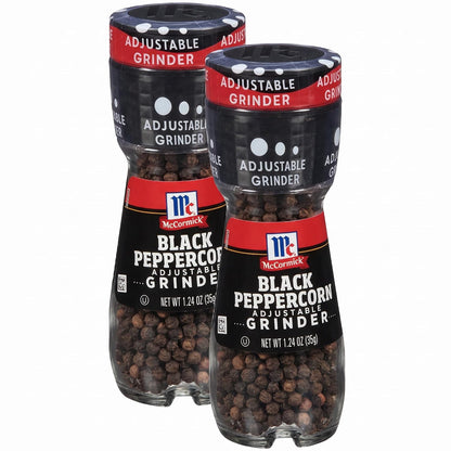 McCormick Black Peppercorn Grinder, 1.24 oz