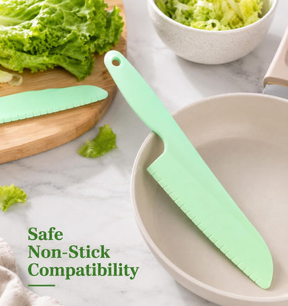 2 Pcs Lettuce Knife to Prevent Browning, Plastic Lettuce Knife, Dishwasher
