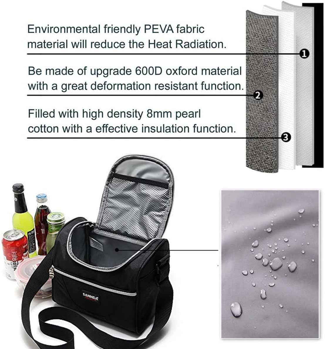 Lunch Bag for Kids Coole Lunch Box Tote for Women Girls Boys Children Student Insulated Bento Bag for School Work Picnic Outdoor Activities