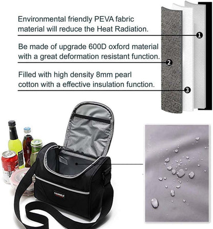 Lunch Bag for Kids Coole Lunch Box Tote for Women Girls Boys Children Student Insulated Bento Bag for School Work Picnic Outdoor Activities