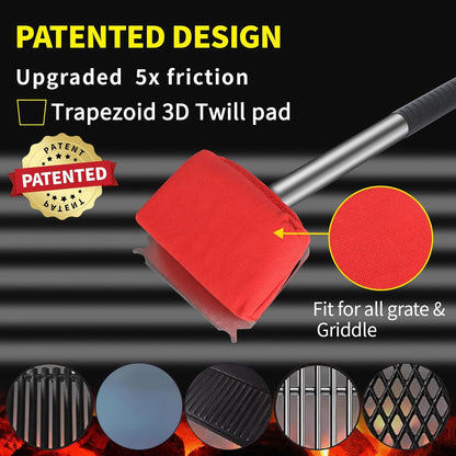 XUDAKAIXIN Bristle-Free Steam Grill Brush,No Bristle Shedding— Ultra Safe & Efficient BBQ Grill Cleaner for Outdoor Grill, for Men, Dad, or Any Grill Lover﻿