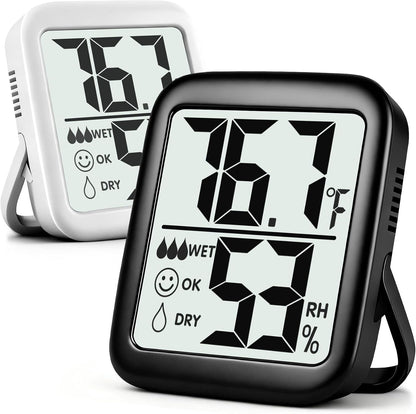 Antonki 2 Pack Room Thermometer Indoor Hygrometer