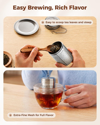 Mini Snowflake Stainless Steel Tea Infuser for Loose Leaf Tea Ball