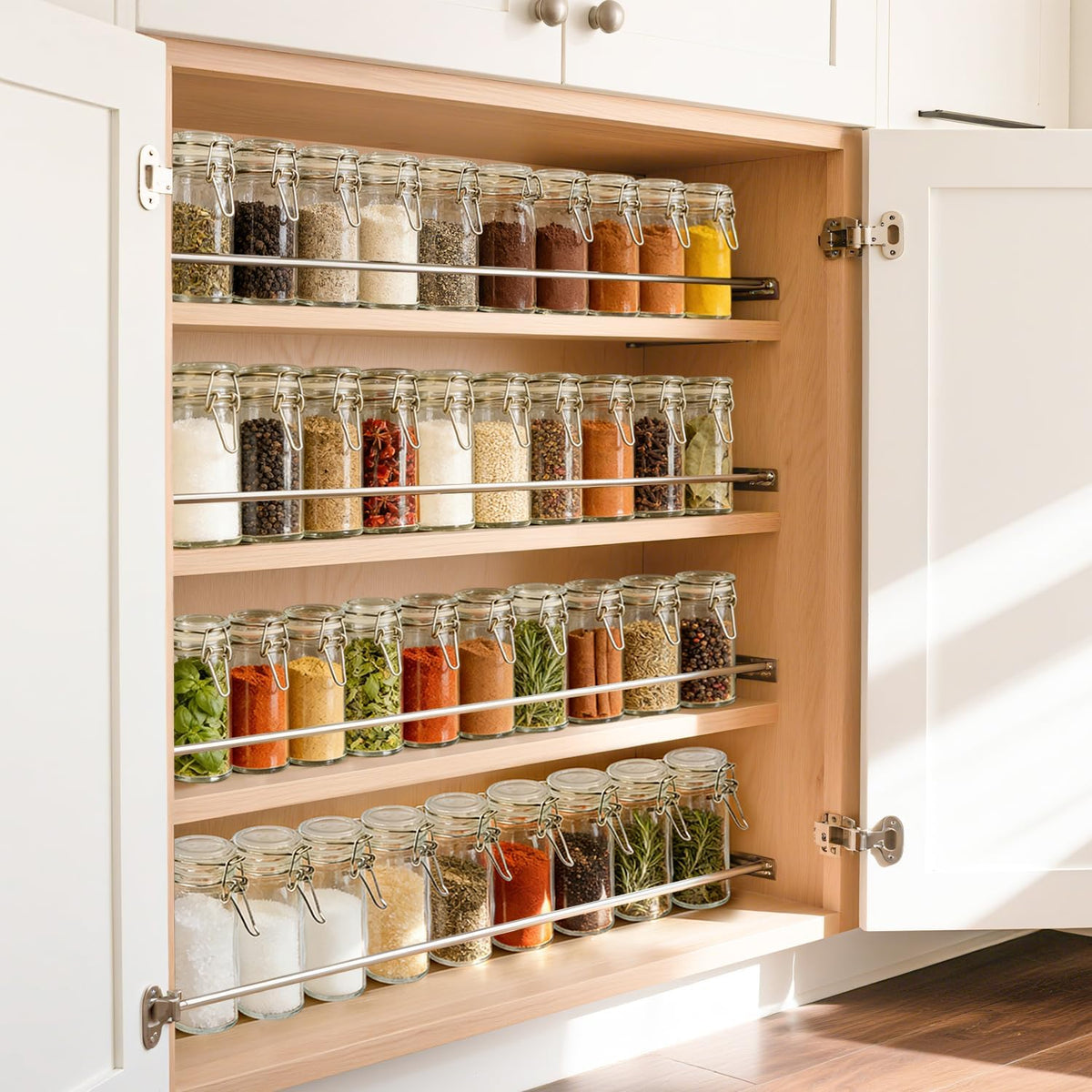 ComSaf Glass Pantry Jars with Airtight Lids 0.7 Gallon 2 Pack Wide Mouth | Flour sugar rice, Sourdough pickling, Pantry organization, Scoop included, Baking supplies, Bulk food storage, Large capacity