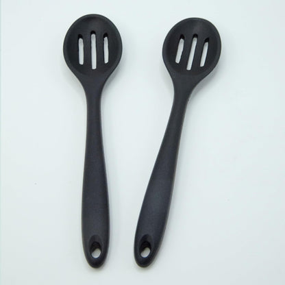 Silicone Spoons Set of 5,Mixing Spoons for cooking,Heat Resistant Spoons, Mixing Spoons for Kitchen Cooking Baking Stirring Mixing Tools (2pcs Large & 3pcs small)