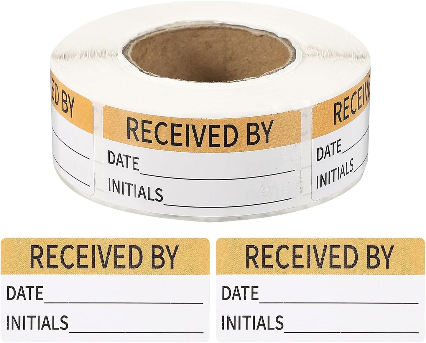 PATIKIL 500 Pcs Expired Date Label Stickers Roll, 2 x 1 Inch Removable Inventory Labels Adhesive Food Sticker Roll for Marking Organizing Inventory and Food Container, White and Black